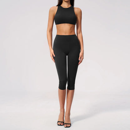 2PCS Yoga Suit Women Tracksuit Sports Outfits Gym Clothes Breathable Sports Bra Fitness Leggings Set Athletic Wear Yoga Clothing