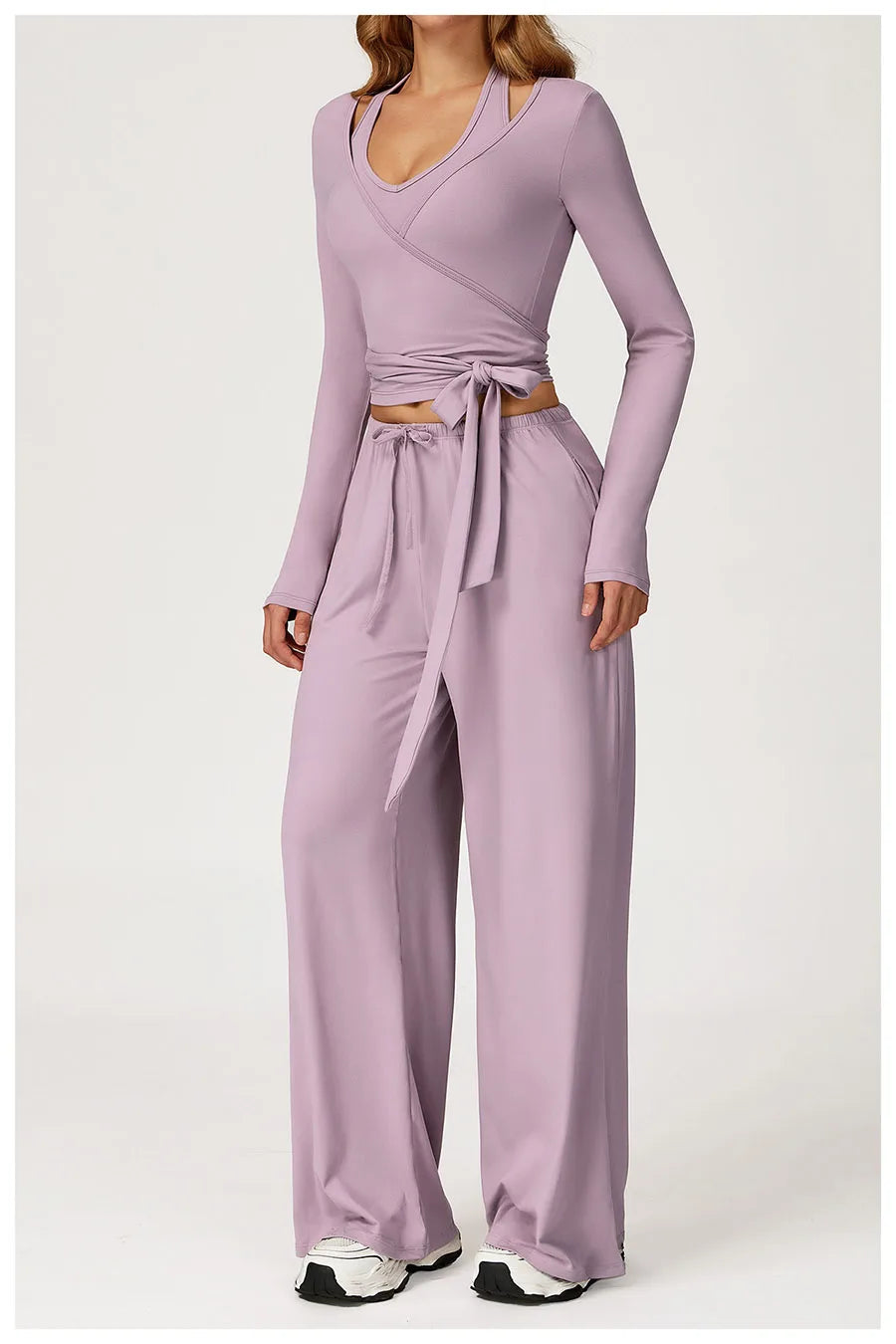 Conjunto de gimnasio amarillo para Yoga, ropa de 2 piezas para mujer, trajes de entrenamiento, ropa deportiva para Fitness,