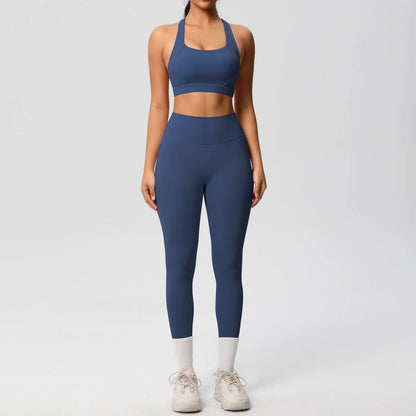 2 Pieces Sportswear Yoga Set Gym Sports Bra Leggings Clothes Sportswear Yoga Suits For Women Fitness Set Tracksuit
