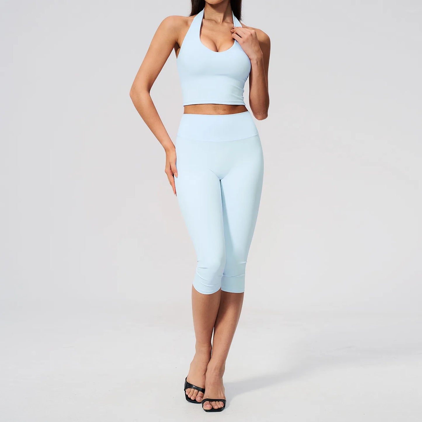 2PCS Yoga Suit Women Tracksuit Sports Outfits Gym Clothes Breathable Sports Bra Fitness Leggings Set Athletic Wear Yoga Clothing