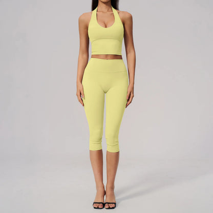 2PCS Yoga Suit Women Tracksuit Sports Outfits Gym Clothes Breathable Sports Bra Fitness Leggings Set Athletic Wear Yoga Clothing
