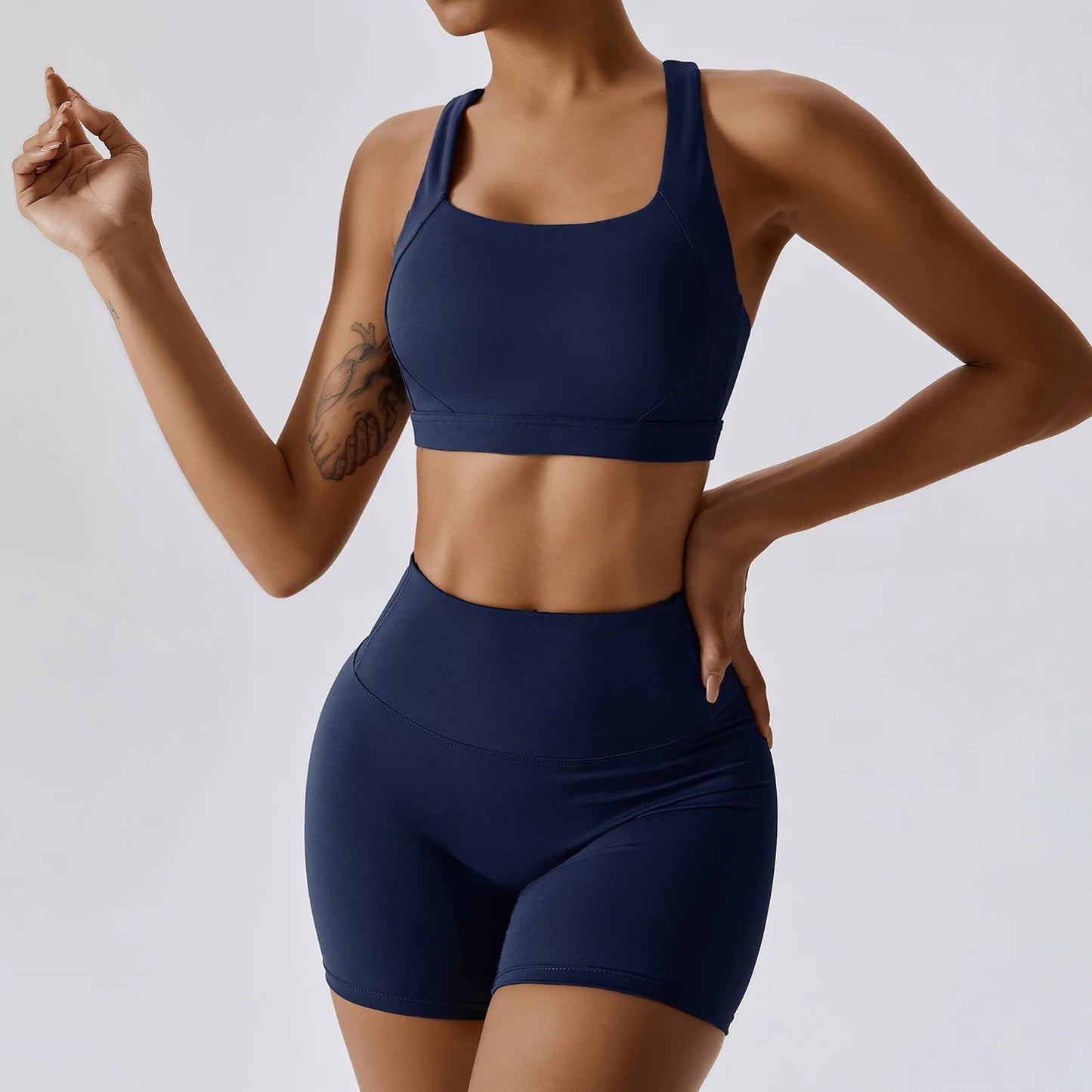 Spring Women's Yoga Outfit Set - Quick Dry Naked Feeling Sports Wear for Gym Training, Morning Running & Fitness Workout Clothes