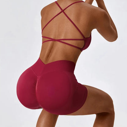 2PCS Yoga Seamless Set Sexy Gym Clothes Sportswear Yoga Suits For Women's Tracksuit Fitness Set Tracksuits Sports Yoga Bra Gym