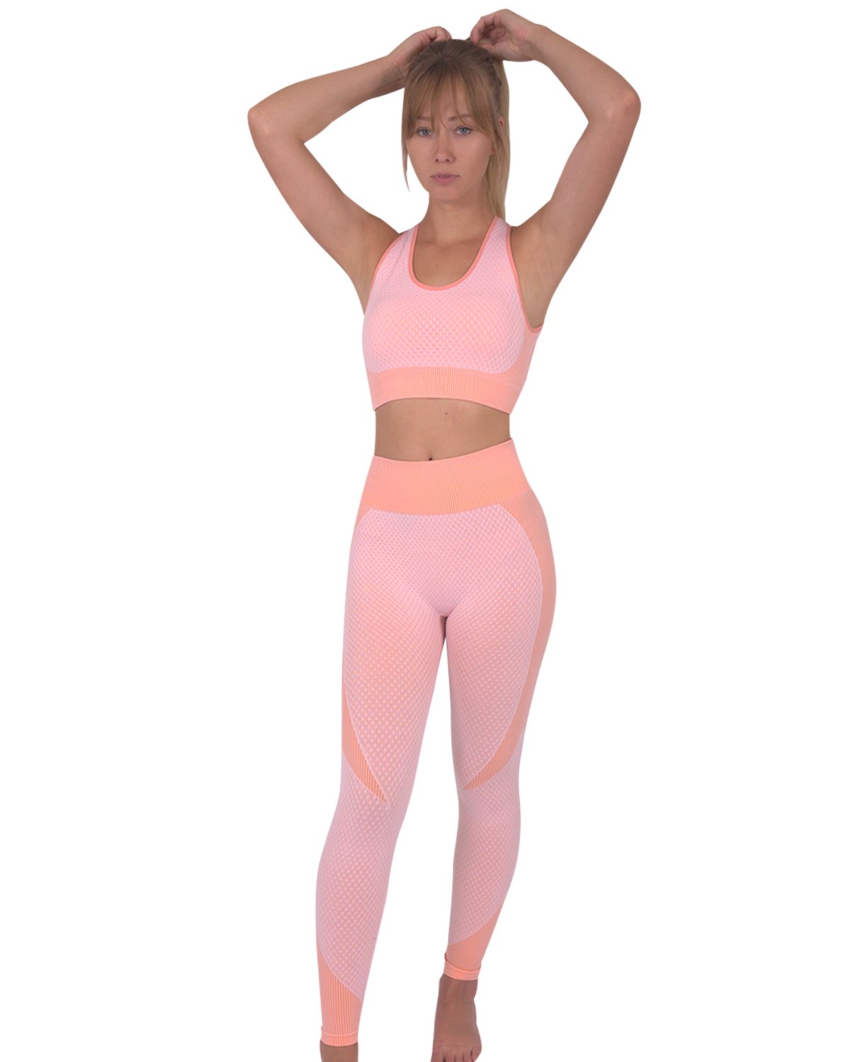Sujetador deportivo sin costuras Triple – Rosa