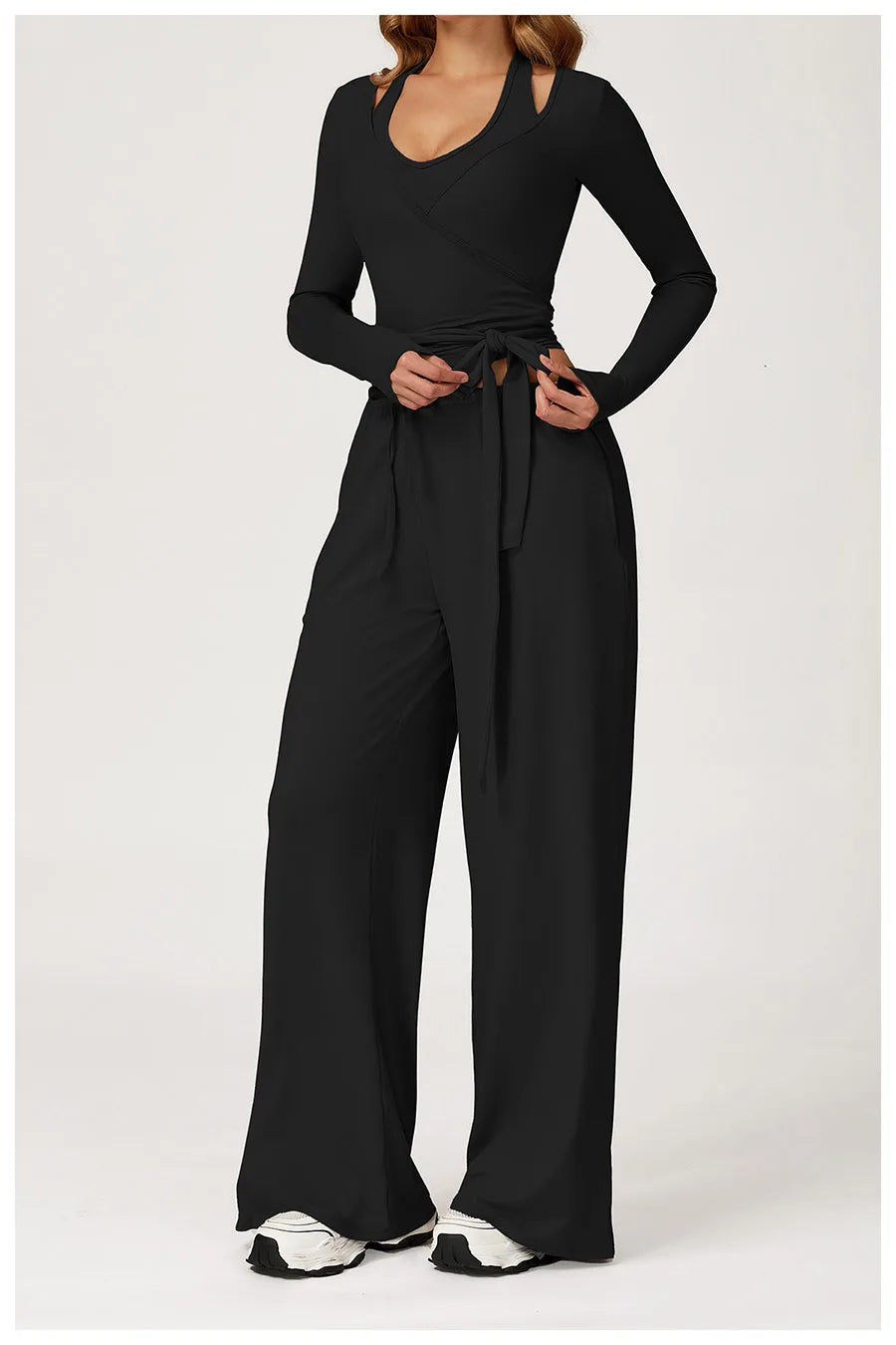 Conjunto de gimnasio amarillo para Yoga, ropa de 2 piezas para mujer, trajes de entrenamiento, ropa deportiva para Fitness,
