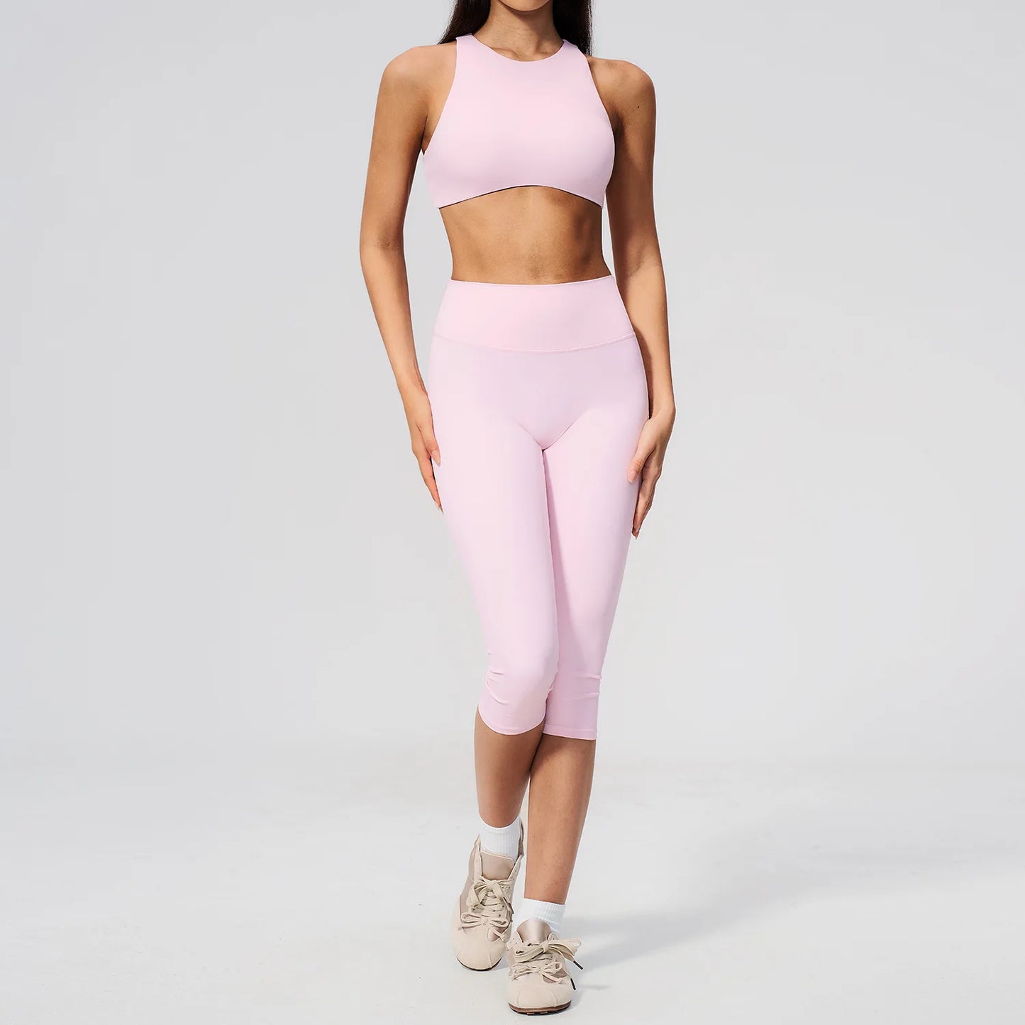2PCS Yoga Suit Women Tracksuit Sports Outfits Gym Clothes Breathable Sports Bra Fitness Leggings Set Athletic Wear Yoga Clothing